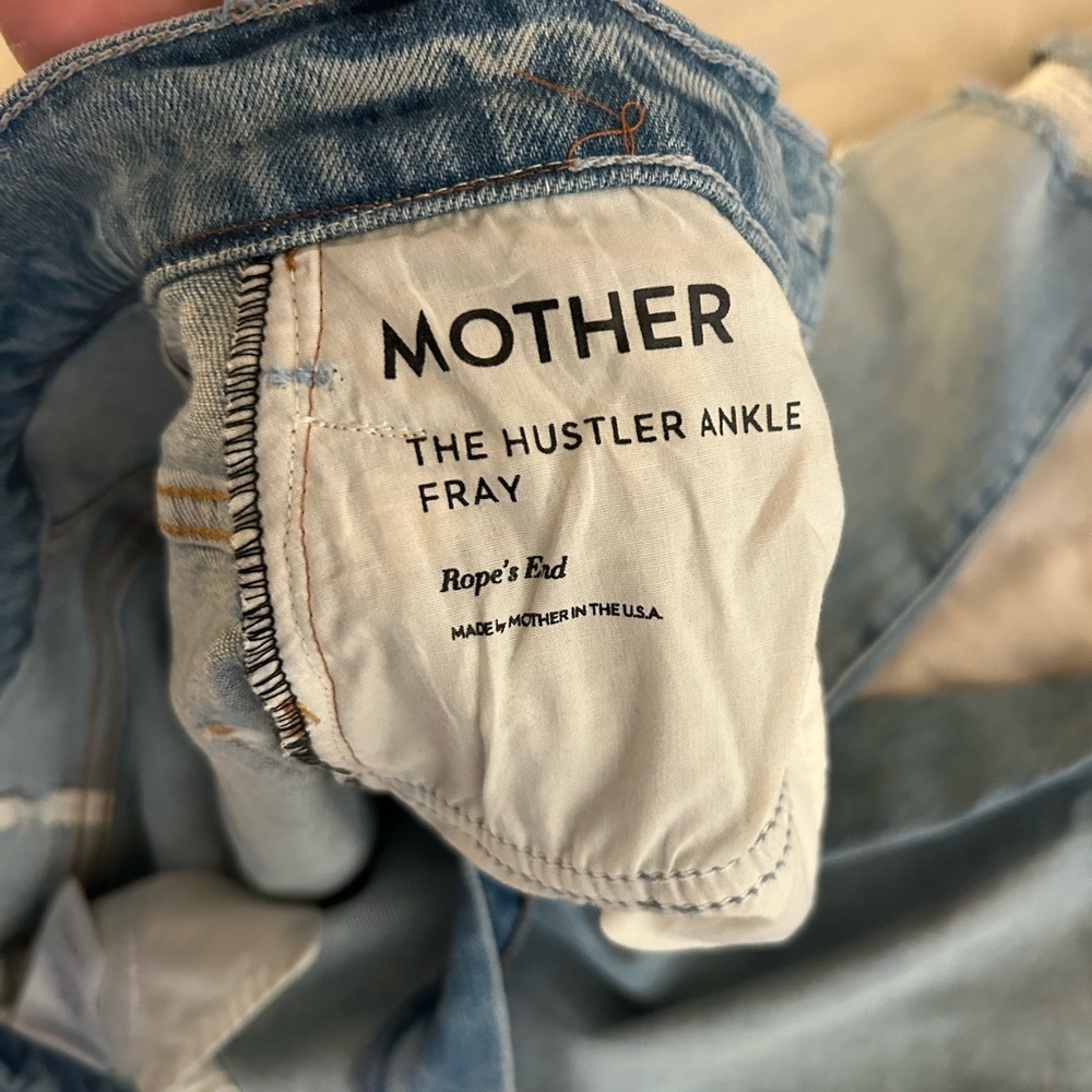 Mother Denim The Hustler Ankle Fray Jeans - Picture 12 of 13
